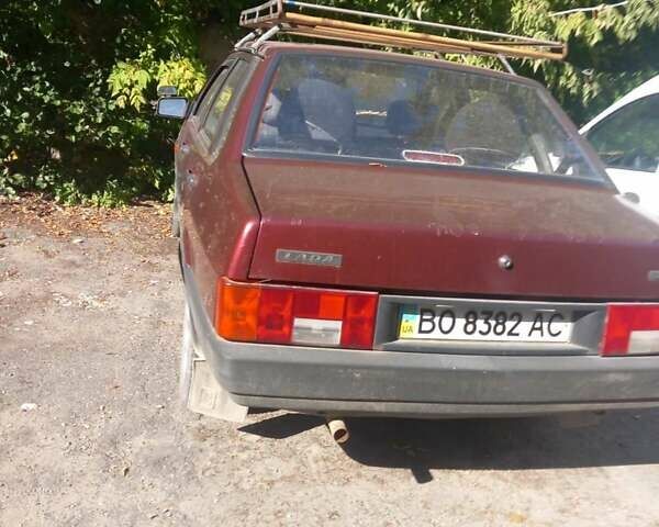 Червоний ВАЗ 21099, об'ємом двигуна 1.5 л та пробігом 200 тис. км за 1600 $, фото 4 на Automoto.ua