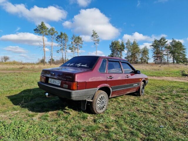 Червоний ВАЗ 21099, об'ємом двигуна 1.5 л та пробігом 189 тис. км за 1548 $, фото 1 на Automoto.ua