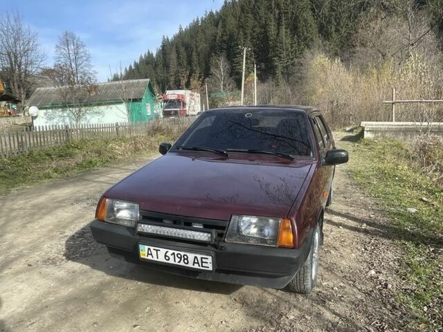 Красный ВАЗ 21099, объемом двигателя 1.5 л и пробегом 186 тыс. км за 3019 $, фото 3 на Automoto.ua