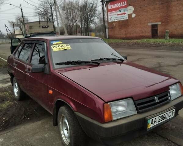 Красный ВАЗ 21099, объемом двигателя 1.5 л и пробегом 140 тыс. км за 2041 $, фото 3 на Automoto.ua