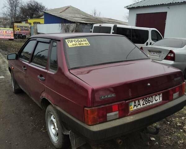 Красный ВАЗ 21099, объемом двигателя 1.5 л и пробегом 140 тыс. км за 2041 $, фото 4 на Automoto.ua