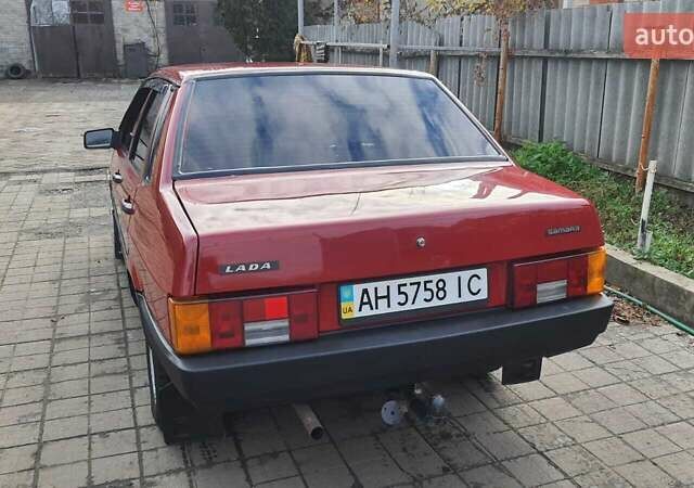 Красный ВАЗ 21099, объемом двигателя 1.5 л и пробегом 139 тыс. км за 1700 $, фото 4 на Automoto.ua