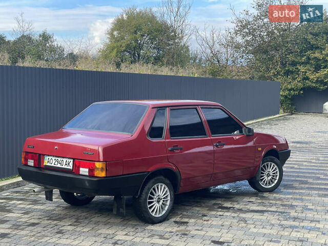 Красный ВАЗ 21099, объемом двигателя 1.6 л и пробегом 144 тыс. км за 1850 $, фото 7 на Automoto.ua