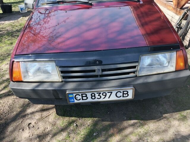 Красный ВАЗ 21099, объемом двигателя 1.6 л и пробегом 170 тыс. км за 2386 $, фото 2 на Automoto.ua