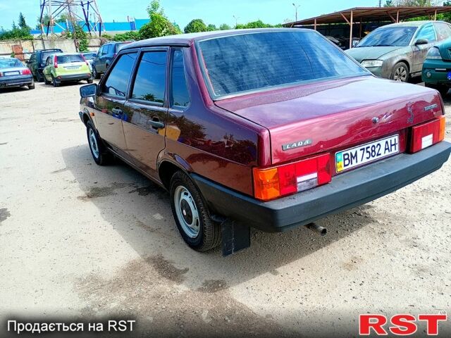 Красный ВАЗ 21099, объемом двигателя 1.6 л и пробегом 213 тыс. км за 2300 $, фото 2 на Automoto.ua