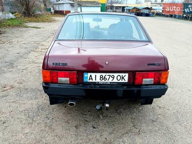 Красный ВАЗ 21099, объемом двигателя 1.6 л и пробегом 224 тыс. км за 2000 $, фото 1 на Automoto.ua