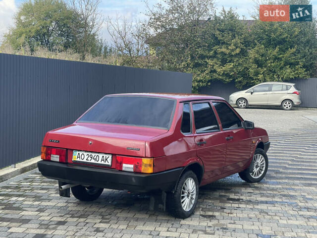 Красный ВАЗ 21099, объемом двигателя 1.6 л и пробегом 144 тыс. км за 1850 $, фото 6 на Automoto.ua