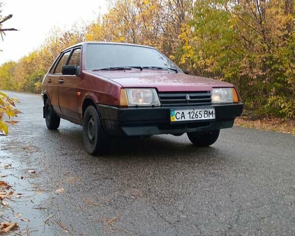 Красный ВАЗ 21099, объемом двигателя 1.5 л и пробегом 90 тыс. км за 1500 $, фото 6 на Automoto.ua