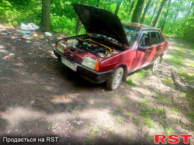 Красный ВАЗ 21099, объемом двигателя 1.5 л и пробегом 50 тыс. км за 1350 $, фото 3 на Automoto.ua