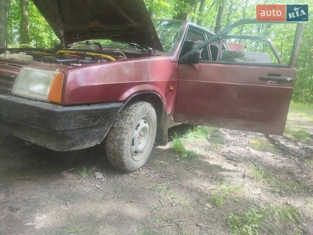 Красный ВАЗ 21099, объемом двигателя 1.5 л и пробегом 111 тыс. км за 1300 $, фото 6 на Automoto.ua