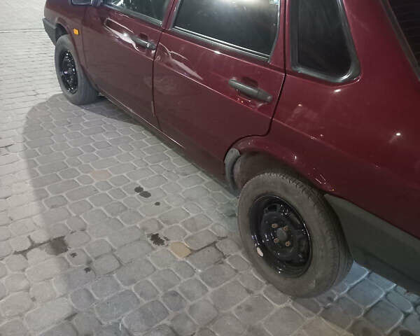 Красный ВАЗ 21099, объемом двигателя 1.5 л и пробегом 165 тыс. км за 1400 $, фото 9 на Automoto.ua