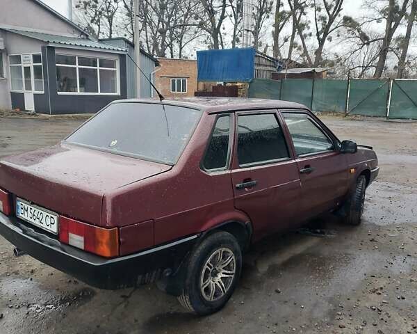 Красный ВАЗ 21099, объемом двигателя 1.5 л и пробегом 220 тыс. км за 1700 $, фото 3 на Automoto.ua
