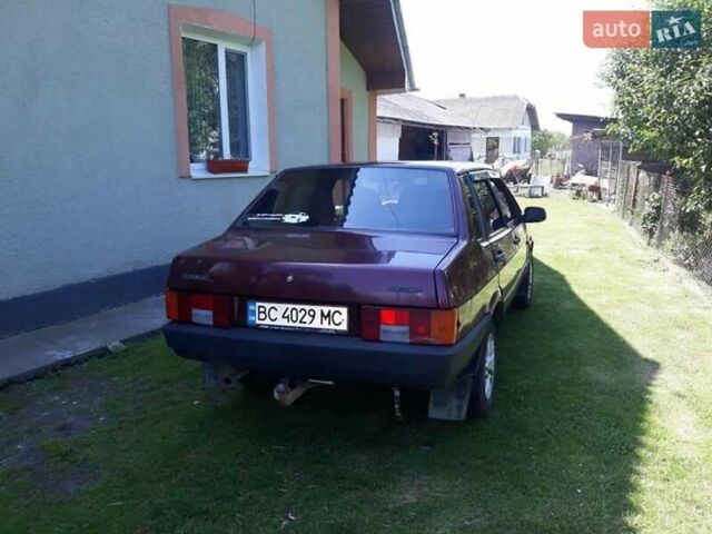 Красный ВАЗ 21099, объемом двигателя 1.6 л и пробегом 190 тыс. км за 2400 $, фото 1 на Automoto.ua