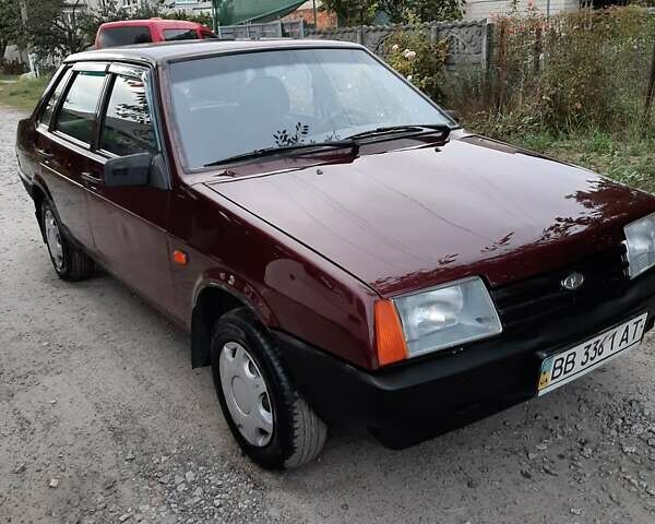 Красный ВАЗ 21099, объемом двигателя 1.6 л и пробегом 198 тыс. км за 1650 $, фото 4 на Automoto.ua