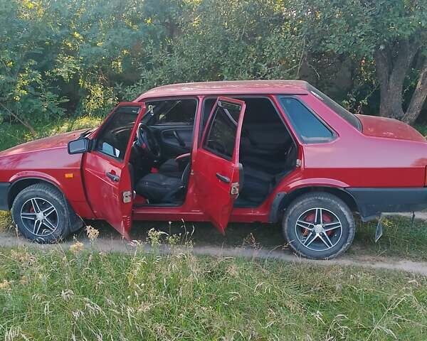 Красный ВАЗ 21099, объемом двигателя 1.6 л и пробегом 189 тыс. км за 2300 $, фото 17 на Automoto.ua