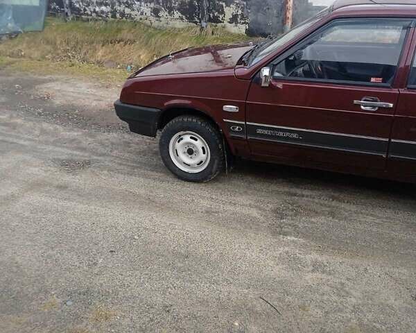 Красный ВАЗ 21099, объемом двигателя 1.6 л и пробегом 8 тыс. км за 4900 $, фото 15 на Automoto.ua