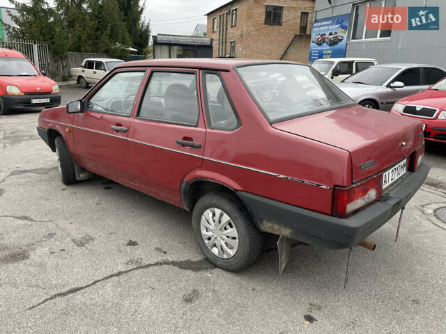 Красный ВАЗ 21099, объемом двигателя 1.6 л и пробегом 200 тыс. км за 1550 $, фото 3 на Automoto.ua