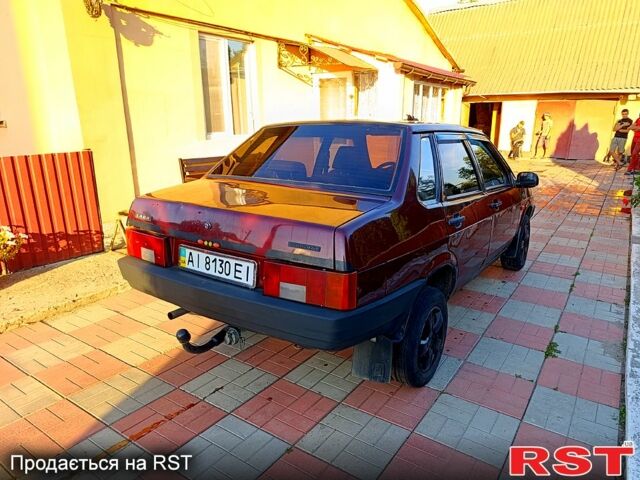 Красный ВАЗ 21099, объемом двигателя 1.6 л и пробегом 205 тыс. км за 999 $, фото 4 на Automoto.ua