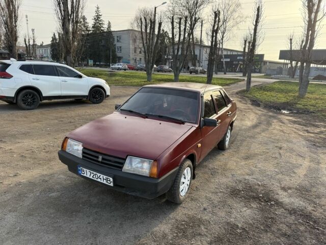 Червоний ВАЗ 21099, об'ємом двигуна 1.6 л та пробігом 200 тис. км за 1500 $, фото 1 на Automoto.ua