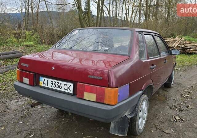 Красный ВАЗ 21099, объемом двигателя 1.6 л и пробегом 200 тыс. км за 1100 $, фото 3 на Automoto.ua