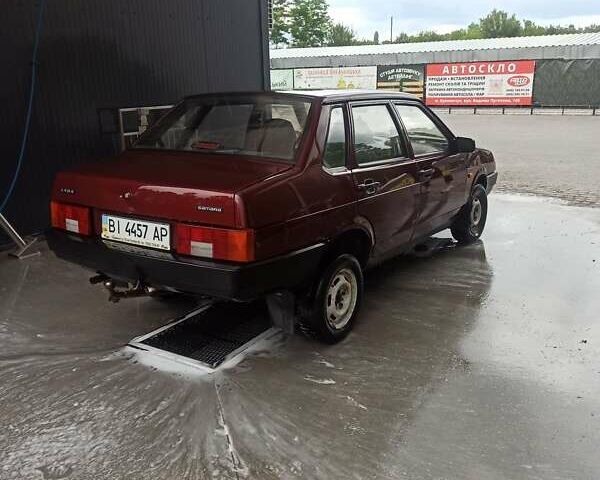 Червоний ВАЗ 21099, об'ємом двигуна 1.6 л та пробігом 194 тис. км за 2300 $, фото 2 на Automoto.ua