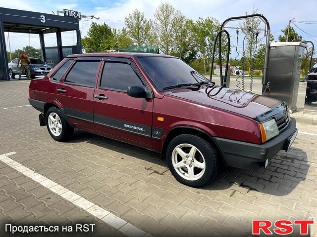 Красный ВАЗ 21099, объемом двигателя 1.6 л и пробегом 200 тыс. км за 2200 $, фото 4 на Automoto.ua