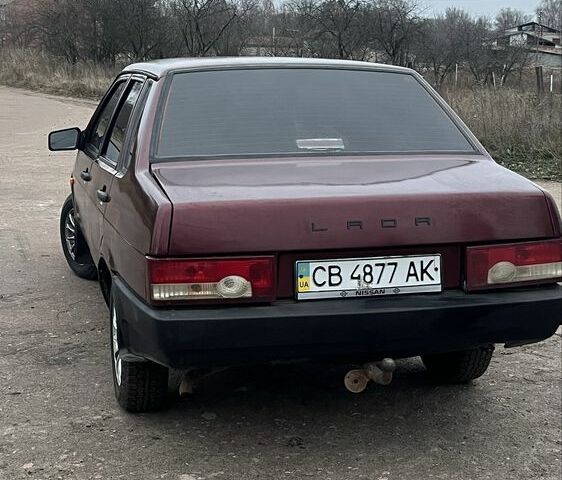 Красный ВАЗ 21099, объемом двигателя 1.6 л и пробегом 293 тыс. км за 1450 $, фото 2 на Automoto.ua