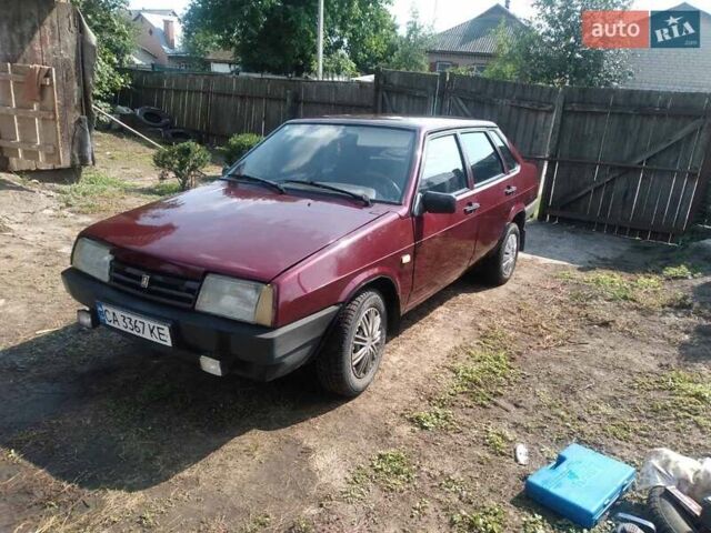 Красный ВАЗ 21099, объемом двигателя 1.6 л и пробегом 124 тыс. км за 2317 $, фото 5 на Automoto.ua