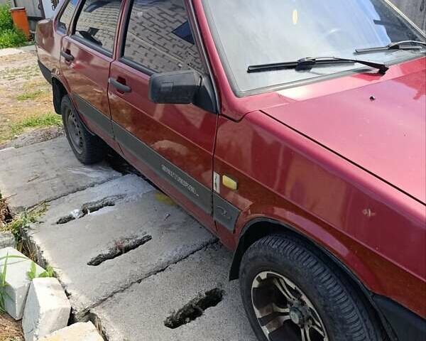 Красный ВАЗ 21099, объемом двигателя 1.6 л и пробегом 236 тыс. км за 1400 $, фото 6 на Automoto.ua