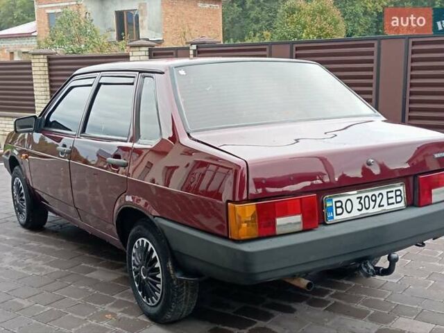 Красный ВАЗ 21099, объемом двигателя 1.6 л и пробегом 267 тыс. км за 2150 $, фото 6 на Automoto.ua