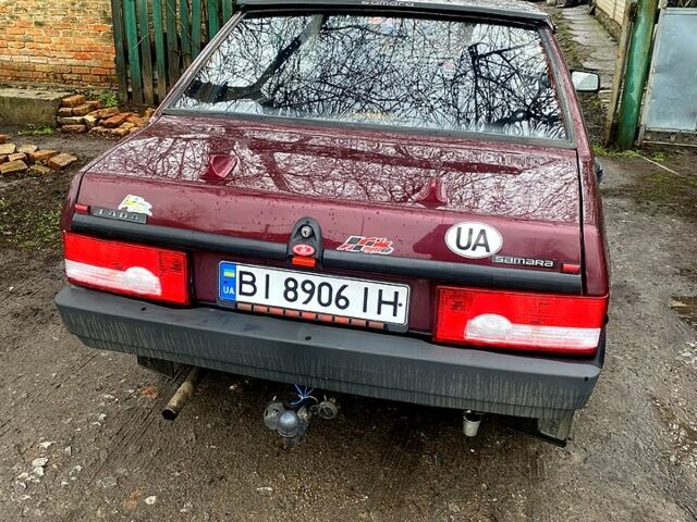 ВАЗ 21099 2008 в Полтаве на Automoto.ua Красный ВАЗ 21099, объемом двигателя 1.6 л и пробегом 0 тыс. км за 2100 $, фото 3 на Automoto.ua