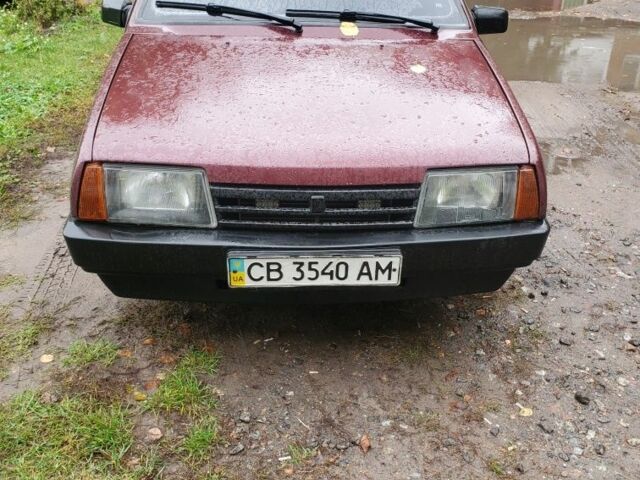 Красный ВАЗ 21099, объемом двигателя 1.6 л и пробегом 160 тыс. км за 1400 $, фото 6 на Automoto.ua