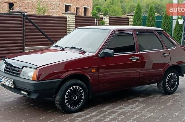 Красный ВАЗ 21099, объемом двигателя 1.6 л и пробегом 267 тыс. км за 2150 $, фото 18 на Automoto.ua