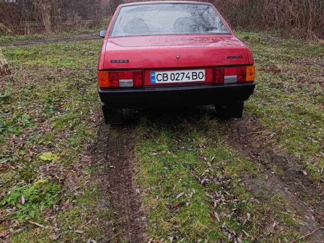 Красный ВАЗ 21099, объемом двигателя 1.6 л и пробегом 150 тыс. км за 2050 $, фото 5 на Automoto.ua