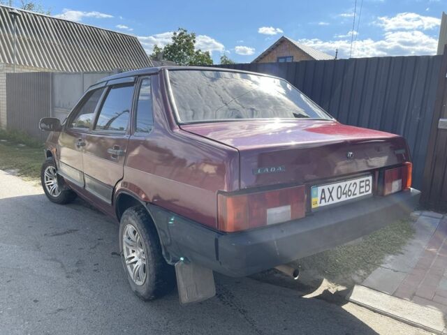 Красный ВАЗ 21099, объемом двигателя 1.6 л и пробегом 145 тыс. км за 1450 $, фото 3 на Automoto.ua