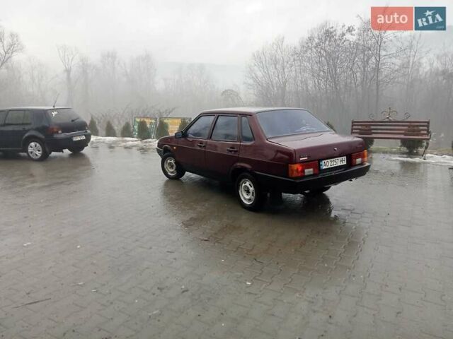 Красный ВАЗ 21099, объемом двигателя 1.6 л и пробегом 79 тыс. км за 2500 $, фото 1 на Automoto.ua