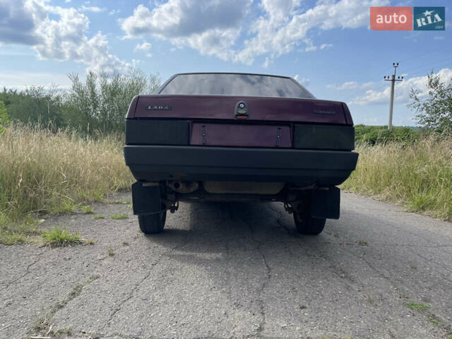 Красный ВАЗ 21099, объемом двигателя 1.6 л и пробегом 221 тыс. км за 1500 $, фото 11 на Automoto.ua