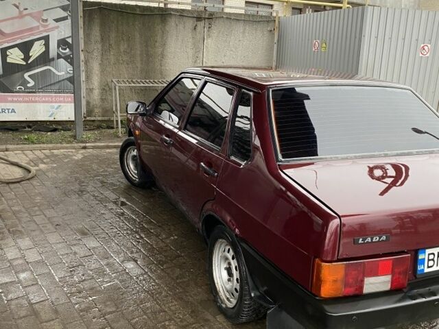 Красный ВАЗ 21099, объемом двигателя 1.5 л и пробегом 270 тыс. км за 2200 $, фото 3 на Automoto.ua