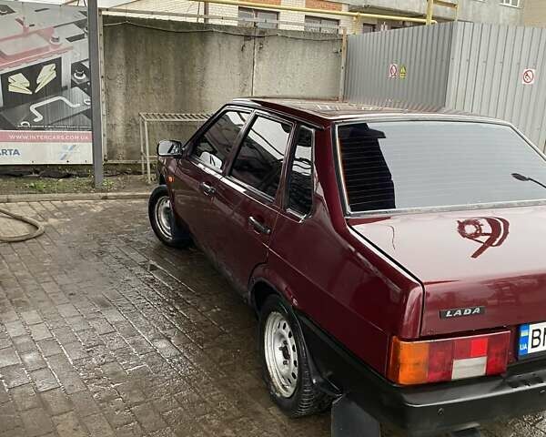 Красный ВАЗ 21099, объемом двигателя 1.6 л и пробегом 270 тыс. км за 2200 $, фото 5 на Automoto.ua
