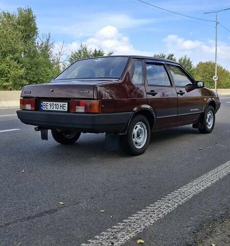 Красный ВАЗ 21099, объемом двигателя 1.6 л и пробегом 61 тыс. км за 3850 $, фото 3 на Automoto.ua