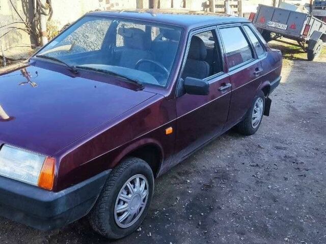 Красный ВАЗ 21099, объемом двигателя 1.6 л и пробегом 6 тыс. км за 4500 $, фото 1 на Automoto.ua