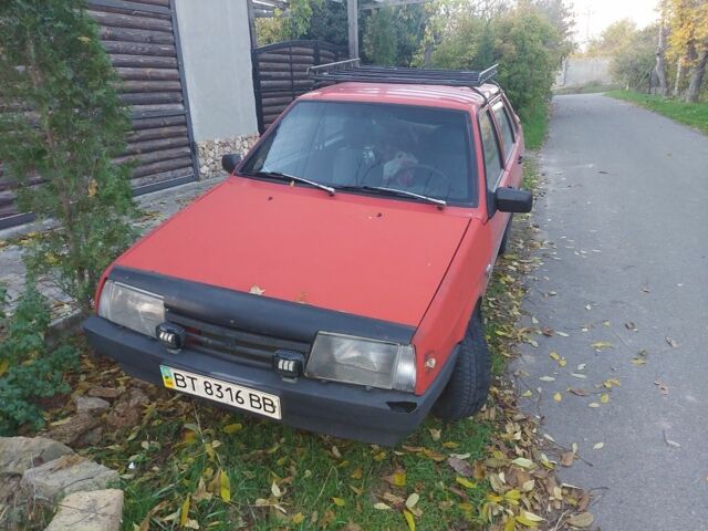 Красный ВАЗ 21099, объемом двигателя 1.5 л и пробегом 90 тыс. км за 716 $, фото 1 на Automoto.ua