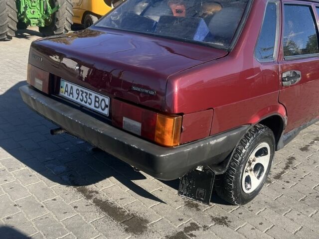 Красный ВАЗ 21099, объемом двигателя 1.5 л и пробегом 350 тыс. км за 1000 $, фото 3 на Automoto.ua