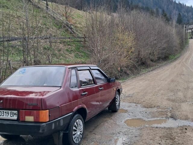Червоний ВАЗ 21099, об'ємом двигуна 1.6 л та пробігом 2 тис. км за 1000 $, фото 1 на Automoto.ua