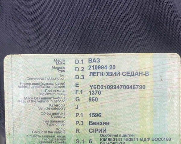 ВАЗ 21099, объемом двигателя 0 л и пробегом 60 тыс. км за 550 $, фото 4 на Automoto.ua