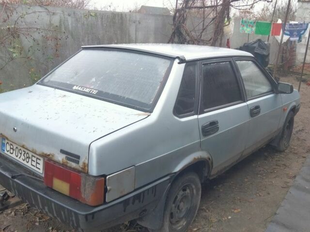 Серый ВАЗ 21099, объемом двигателя 1.5 л и пробегом 200 тыс. км за 357 $, фото 1 на Automoto.ua
