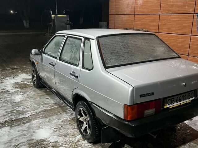 Серый ВАЗ 21099, объемом двигателя 1.5 л и пробегом 300 тыс. км за 1600 $, фото 4 на Automoto.ua