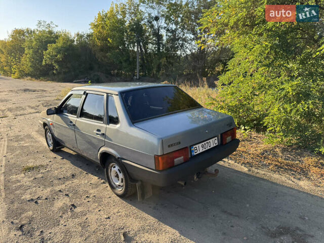 Серый ВАЗ 21099, объемом двигателя 1.5 л и пробегом 110 тыс. км за 2600 $, фото 5 на Automoto.ua