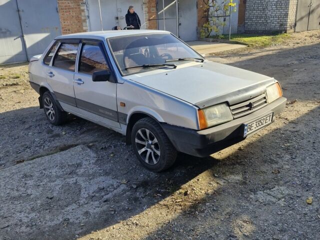 Серый ВАЗ 21099, объемом двигателя 1.5 л и пробегом 258 тыс. км за 2100 $, фото 3 на Automoto.ua
