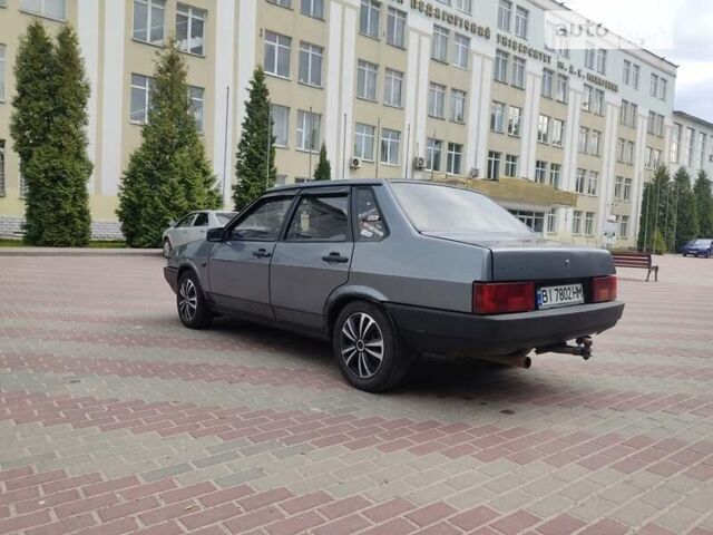 Сірий ВАЗ 21099, об'ємом двигуна 1.5 л та пробігом 138 тис. км за 1550 $, фото 1 на Automoto.ua